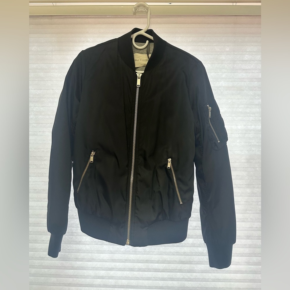 BABATON BLACK BOMBER JACKET